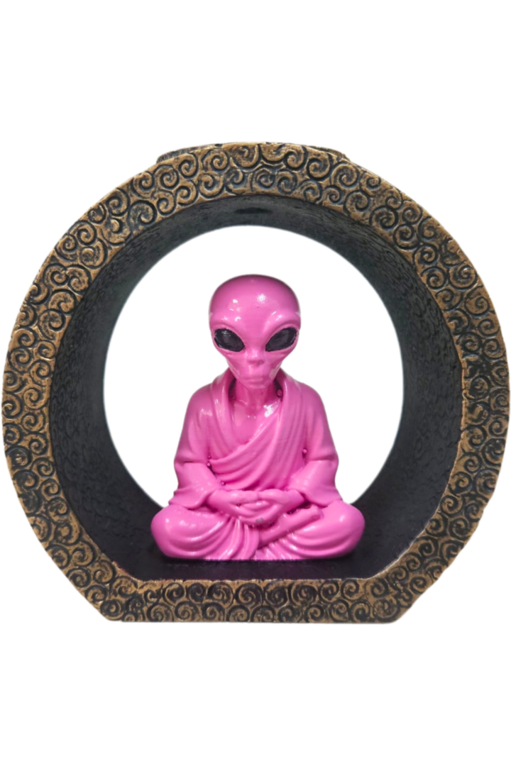 Incensario porta vela alien 1