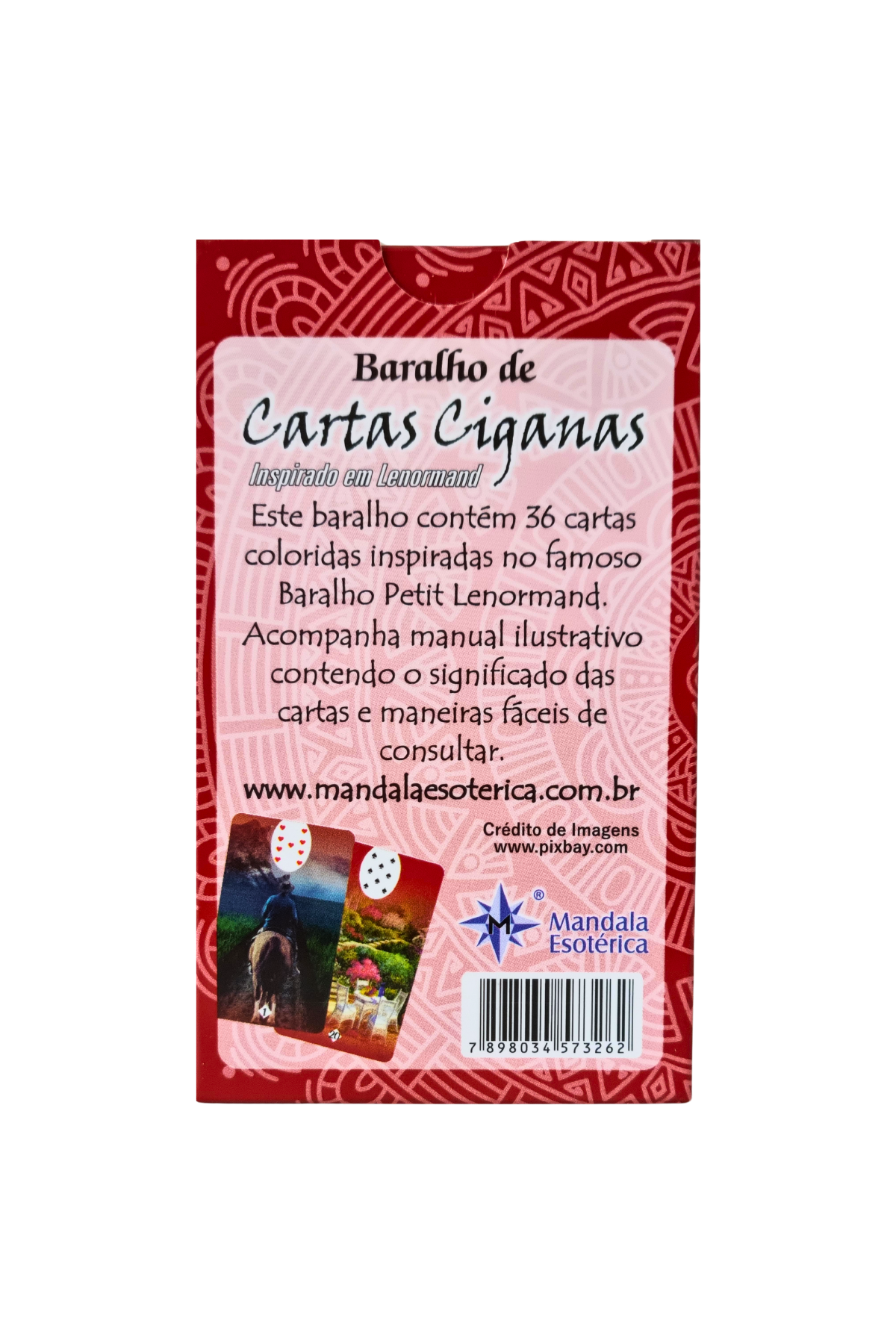 Baralho de cartas ciganas   mandala esoterica 2