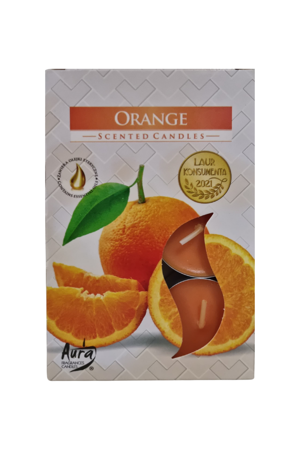 Vela rechot perfumada c6 laranja 