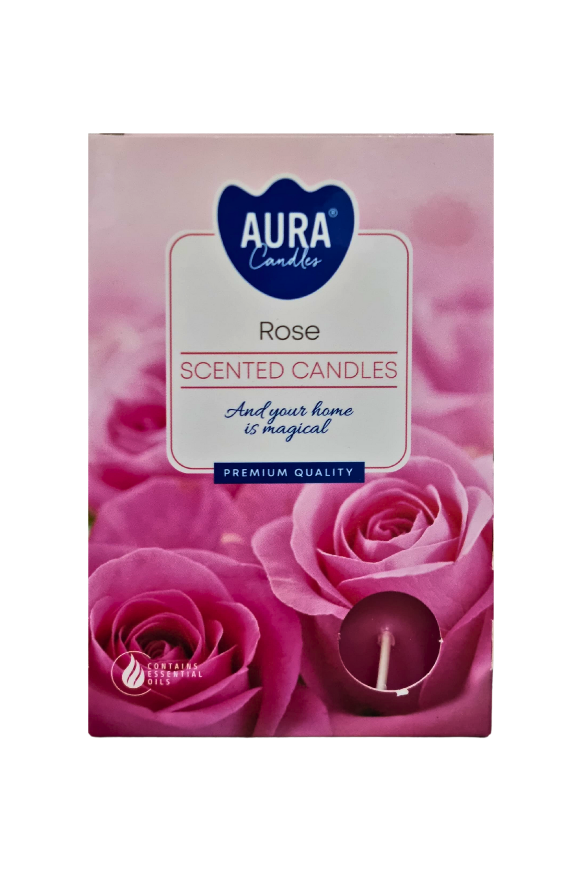 Vela rechot perfumada c6 rosa 