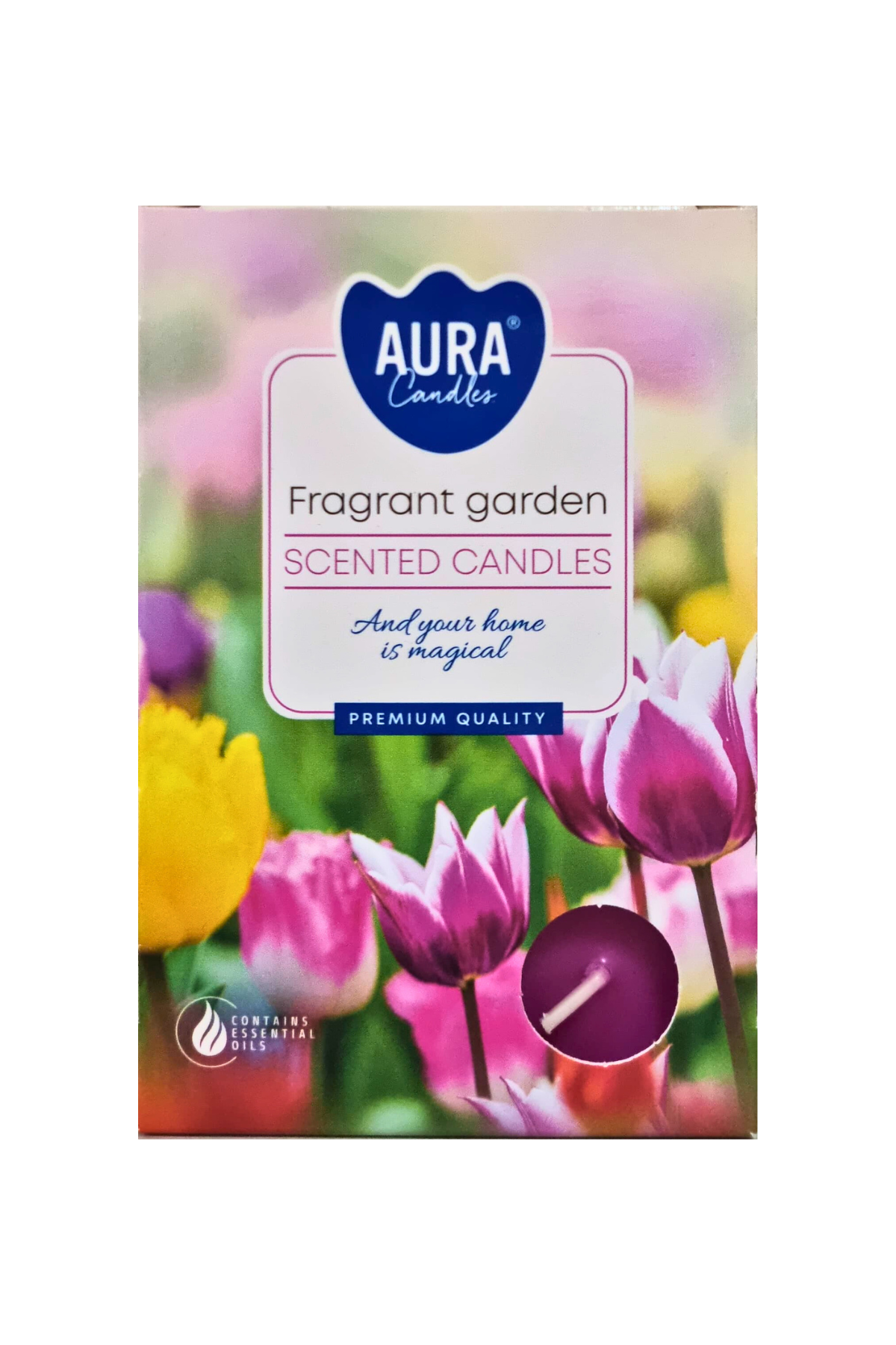 Vela rechot perfumada c6 jardim perfumado 