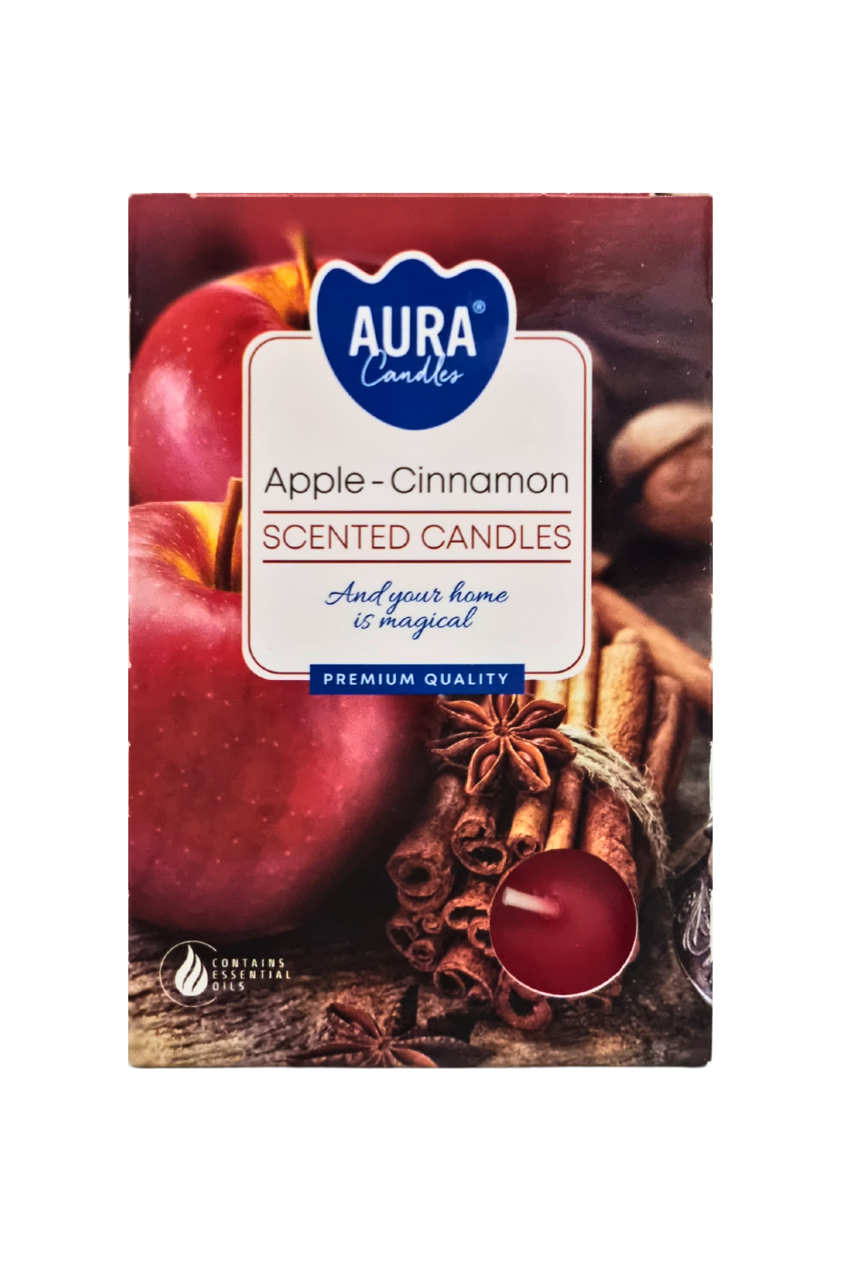 Vela rechot perfumada c6 maca e canela 