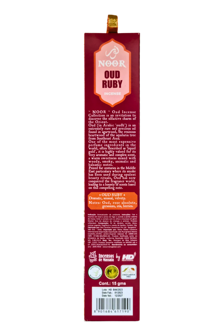 Incenso noor oud ruby 2