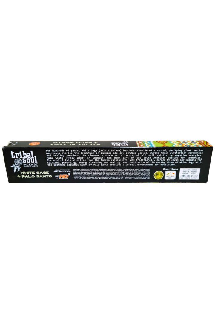 Incenso tribal soul white sage   palo santo 2