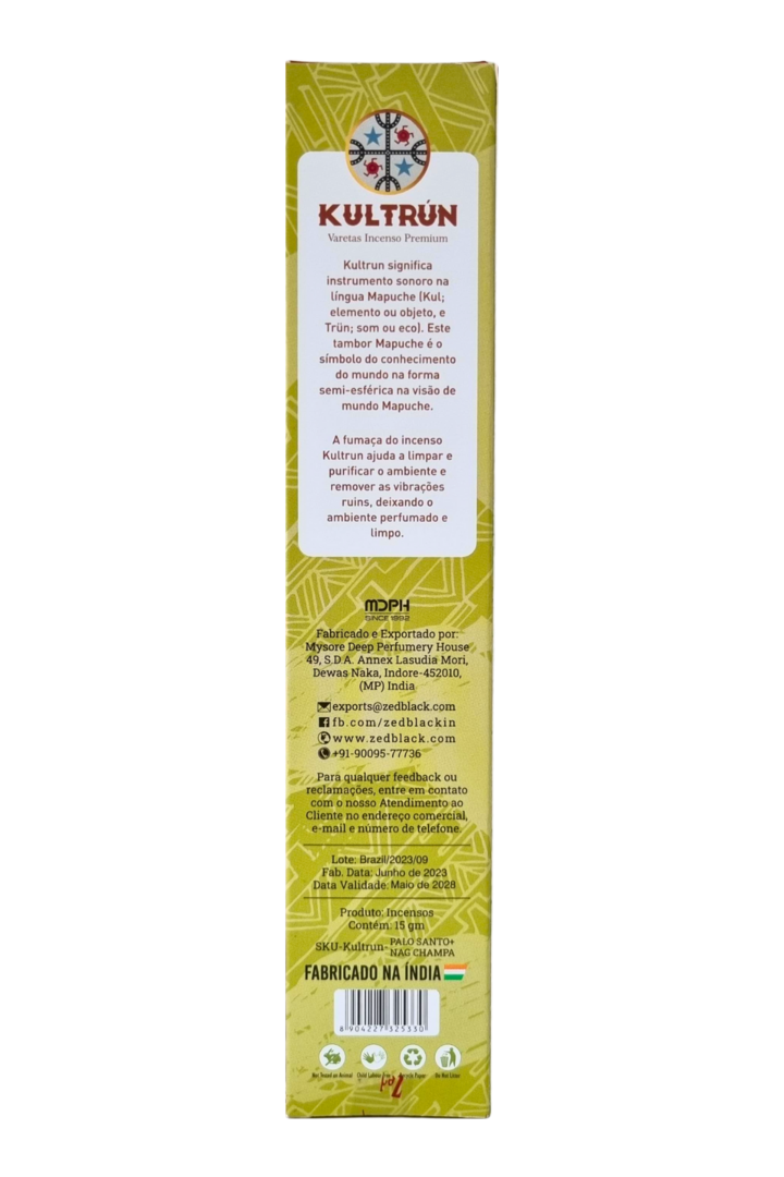Incenso kultrun palo santo nag champa 2