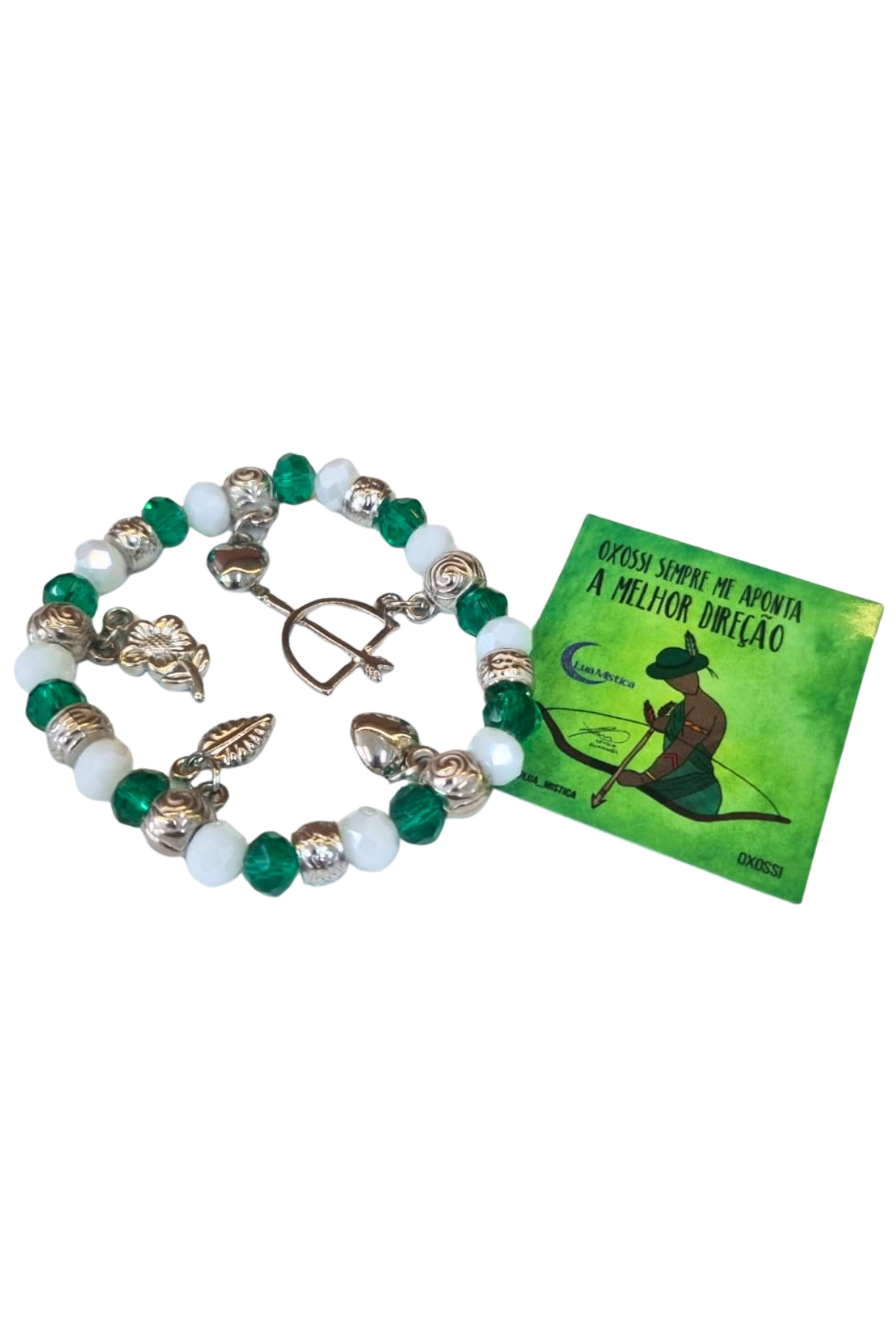 Oxossi verde e branco 1