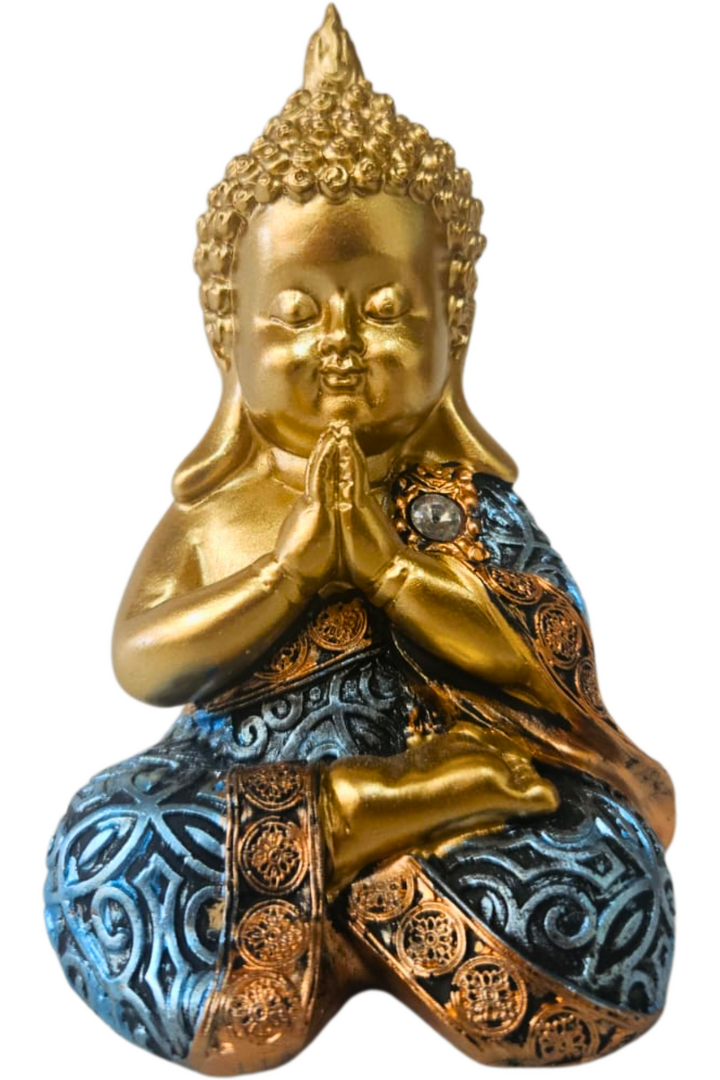 Buda roupa azul 2