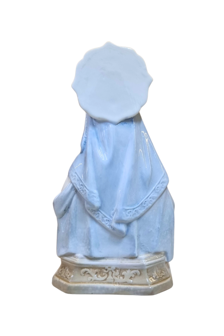 Busto sagrado coracao de maria porcelana 3