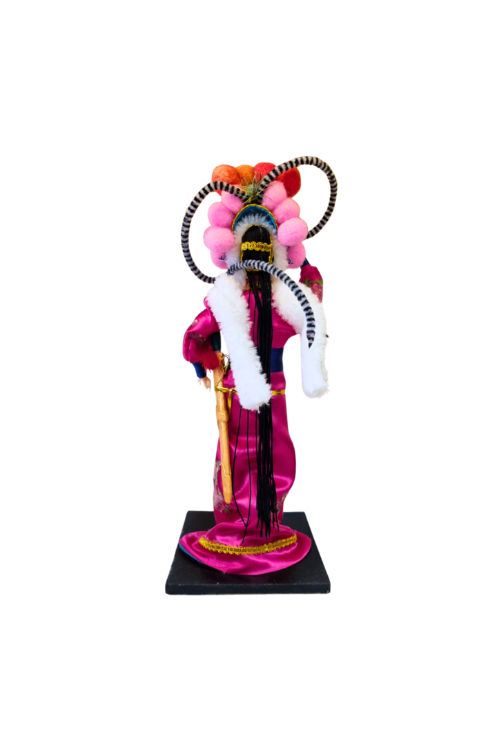 Boneco opera chinesa rosa 3