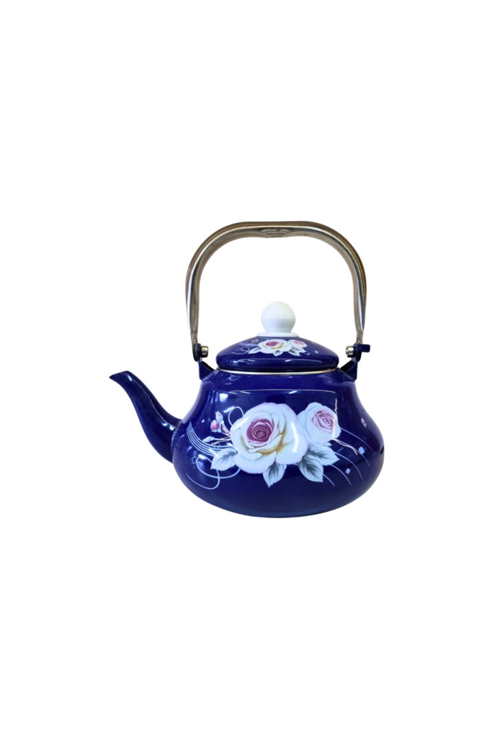 Bule esmaltado azul 1