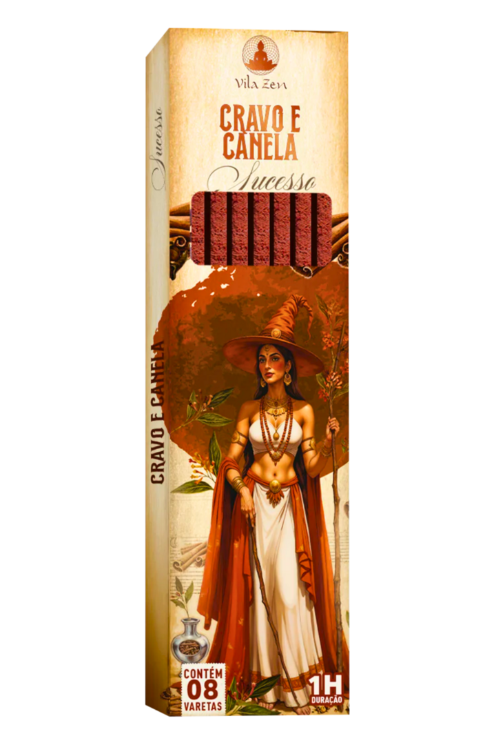 Incenso vila zen bruxas cravo e canela